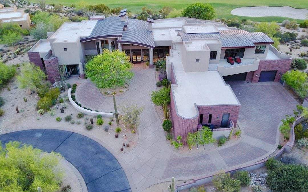 Areial view of a property